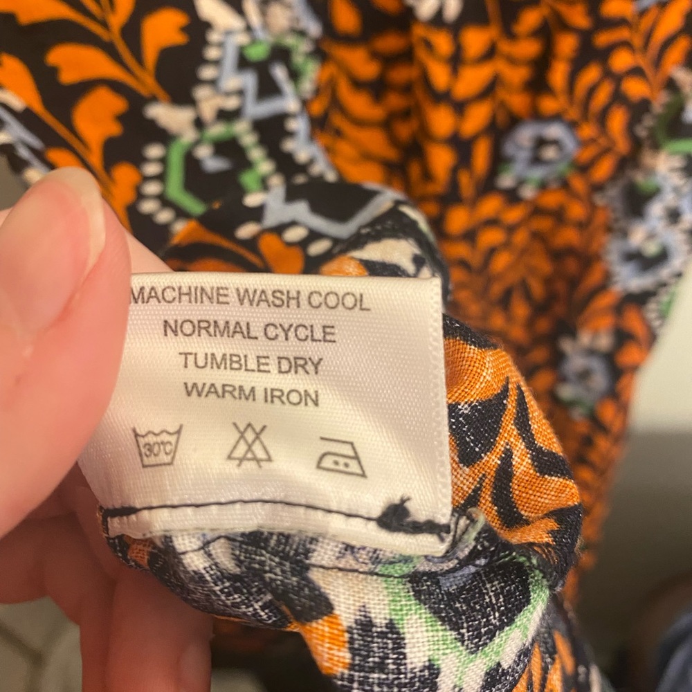 •Tory Burch• Patterned Linen Tunic - Picture 7 of 7